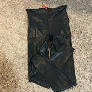 Spanx faux leather leggings